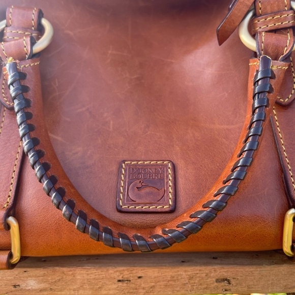 Dooney bourke Florentine leather satchel small - Picture 3 of 13